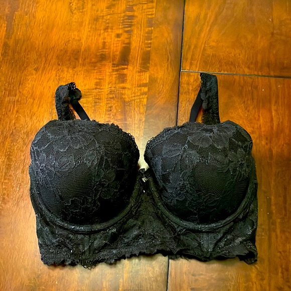 Victoria's Secret Other - Body by Victoria black lace demi bra top